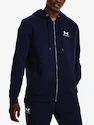 Pánska mikina Under Armour  Essential Fleece FZ Hood-NVY L