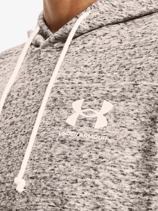 Pánska mikina Under Armour  Rival Terry LC SS HD-WHT S