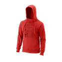 Pánska mikina Wilson  Equip Eco Cotton PO Hoody-Slimfit Molten Lava