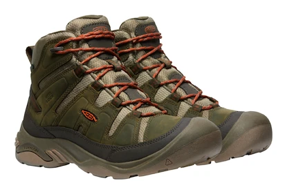 Pánska outdoorová obuv Keen  Mid Wp Dark Olive/Potters Clay  US 10,5