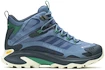 Pánska outdoorová obuv Merrell  Moab Speed 2 Mid Gtx Steel Blue  UK 11