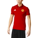 Pánska polokošeľa adidas Manchester United FC Anthem Red