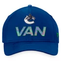 Pánska  šiltovka Fanatics  Authentic Pro Locker Room Structured Adjustable Cap NHL Vancouver Canucks