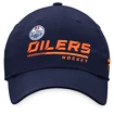 Pánska  šiltovka Fanatics  Authentic Pro Locker Room Unstructured Adjustable Cap NHL Edmonton Oilers