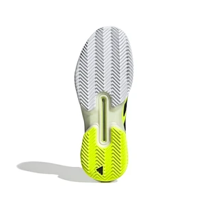 Pánska tenisová obuv adidas Adizero Ubersonic 5 Clay Lucid Lemon/Core Black  EUR 47 1/3