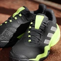 Pánska tenisová obuv adidas Barricade 13 M Clay Core Black/Lucid Lemon