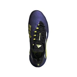 Pánska tenisová obuv adidas  Barricade M Black Blue Met/White/Acid Yellow