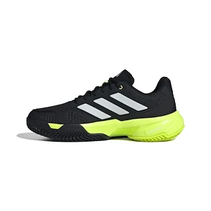 Pánska tenisová obuv adidas  Courtjam Control 3 Clay Carbon/Lucid Lemon