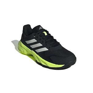 Pánska tenisová obuv adidas  Courtjam Control 3 Clay Carbon/Lucid Lemon