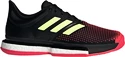 Pánska tenisová obuv adidas SoleCourt Boost M Black/Yellow