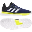 Pánska tenisová obuv adidas  SoleMatch Bounce Victory Blue/White/Acid Yellow