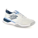 Pánska tenisová obuv Lotto Raptor Hyperpulse 100 III Clay All White/Mallard Blue
