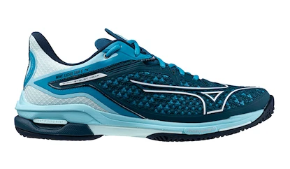 Pánska tenisová obuv Mizuno Wave Exceed TOUR 6 AC Moroccan Blue/White/Blue Topaz  EUR 42