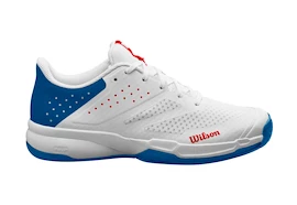 Pánska tenisová obuv Wilson Kaos Stroke 2.0 White/Deja Vu Blue