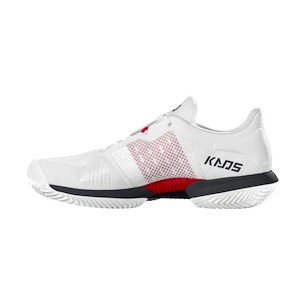 Pánska tenisová obuv Wilson Kaos Swift Clay White/Red