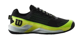 Pánska tenisová obuv Wilson Rush Pro Extra Duty Black/Safety Yellow
