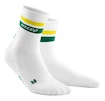 Pánske bežecké ponožky CEP 80's zeleno-žlté