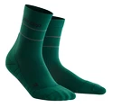 Pánske bežecké ponožky CEP Reflective zelené