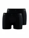 Pánske boxerky Craft  Dry 3" 2-Pack Black