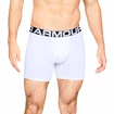 Pánske boxerky Under Armour  Charged Cotton 6in 3 Pack-WHT