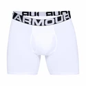 Pánske boxerky Under Armour  Charged Cotton 6in 3 Pack-WHT