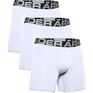 Pánske boxerky Under Armour  Charged Cotton 6in 3Pack White