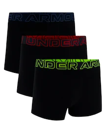 Pánske boxerky Under Armour Perf Cotton 3in 3Pack Black