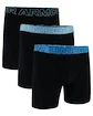 Pánske boxerky Under Armour Perf Cotton 6in 3Pack Black