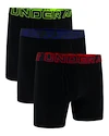 Pánske boxerky Under Armour Perf Cotton 6in 3Pack Black