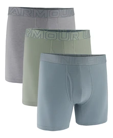 Pánske boxerky Under Armour Perf Cotton 6in 3Pack Blue