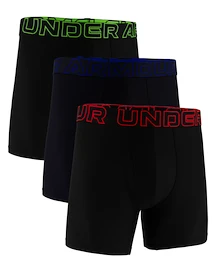 Pánske boxerky Under Armour Perf Tech 6in 3Pack Black