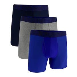 Pánske boxerky Under Armour Perf Tech 6in 3Pack Blue