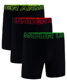Pánske boxerky Under Armour Perf Tech Mesh 6in 3Pack Black