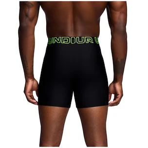 Pánske boxerky Under Armour Perf Tech Mesh 6in 3Pack Black