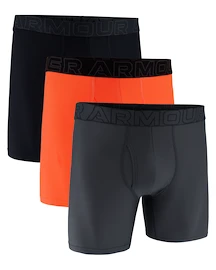 Pánske boxerky Under Armour Perf Tech Mesh 6in 3Pack Red