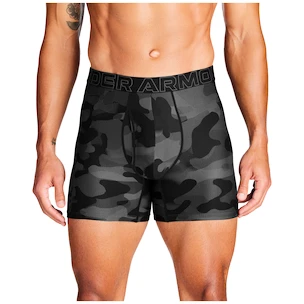 Pánske boxerky Under Armour Perf Tech Print 6in 3Pack Black  S