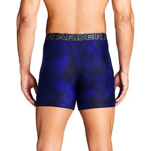 Pánske boxerky Under Armour Perf Tech Print 6in 3Pack Royal  S