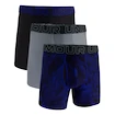 Pánske boxerky Under Armour Perf Tech Print 6in 3Pack Royal  S