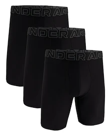 Pánske boxerky Under Armour Perf Tech Solid 9in 3Pack Black