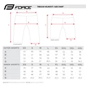 Pánske cyklistické kraťasy Force MTB-11 s vyberateľnou vložkou žlté