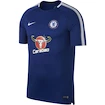 Pánske futbalové tričko Nike Breathe Squad Chelsea FC modré