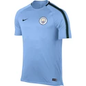 Pánske futbalové tričko Nike Breathe Squad Manchester City FC svetlo modré