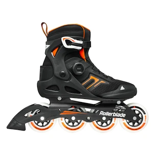 Pánske kolieskové korčule Rollerblade  Macroblade 90 BOA Black/Orange