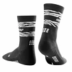 Pánske kompresné ponožky CEP Animal Black/White
