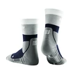 Pánske kompresné ponožky CEP  Light Merino Mid Cut Marine Blue/Grey