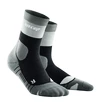 Pánske kompresné ponožky CEP  Light Merino Mid Cut Stone Grey/Grey