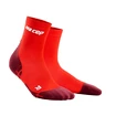 Pánske kompresné ponožky CEP  Ultralight Lava/Dark Red