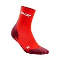 Pánske kompresné ponožky CEP  Ultralight Lava/Dark Red