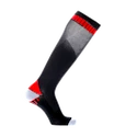 Pánske kompresné ponožky McDavid  Elite Active Compression Socks Black/Scarlet