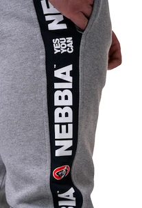 Pánske nohavice Nebbia  Golden Era sweatpants 196 light grey XXL